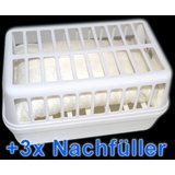 Raumentfeuchter Set: XXL-Gerät + 3 x XXL-Nachfüllpack à 1,2 kg Luft-Entfeuchter