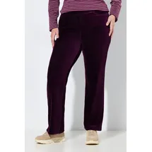 Ulla Popken Cord-Schlupfhose Lila 56