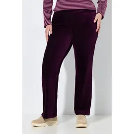 Ulla Popken Cord-Schlupfhose Lila 56