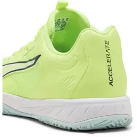 Puma Accelerate Pro 4 Hallenschuhe, Unisex, Fizzy light/green terrain/light moss/puma white
