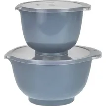 Rosti Rührschüssel Set 2tlg. mit Deckel, Margrethe grau blau Dusty blue)