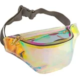 W WIDMANN MILANO Party Fashion 29361 - Holografische Gürteltasche, 80er Jahre, Retro, Accessoire, Kostüm, Karneval, Mottoparty