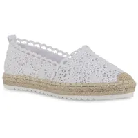 VAN HILL Damen Espadrilles in Weiss