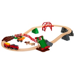 BRIO® Spielzeug-Eisenbahn Großes Bahn Bauernhof-Set