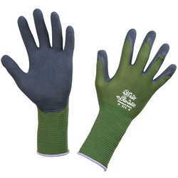 Gartenhandschuh Foresta Grün verlängerter Strickbund, Größe L