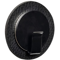 Silwy einfach anziehend. silwy® Magnet-Haken "CLEVER" BLACK inkl. Metall-Nano-Gel-Pad