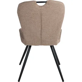Duo Collection »Zoe Esszimmerstuhl, 4er-Set« (Set) 4 Stk.robuster Stoff- oder Mikrofaserbezug, mit Griff