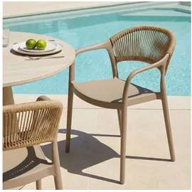 Idimex Gartenstuhl Narciso 56 x 54 x 81 cm champagner 6 St.