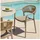 Idimex Gartenstuhl Narciso 56 x 54 x 81 cm champagner 6 St.