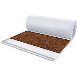 Fdm Topper 80x200 cm Matratzenauflage mit KOKOS Höhe 4 cm Kaltschaum Matratzenschoner H4 mit waschbarem Premium Bezug