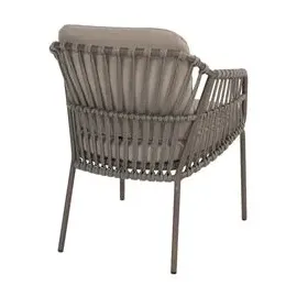 4 Seasons Outdoor 2er-Set 4 SEASONS OUTDOOR Dining Gartensessel Capalbio Edelstahl Terre