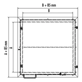 Hailo Professional Schachtabdeckung HS9 120 cm x 120 cm
