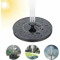 Solar-gartenbrunnen Mit Pumpe – Monokristallines Panel – 30–50 Cm Wassersäulenhöhe – 7 Modelle Für Teiche Und Vogeltränken – Crezuo