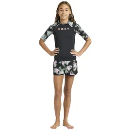 Roxy - Active Rashguard Mädchen anthracite aquarella active - grau