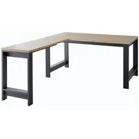 Bega Consult Schreibtisch Eckschreibtisch JASMIN Graphit Artisan Eiche Nachbildung