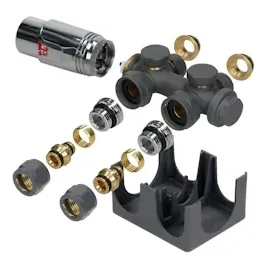 luxebath Badheizkörper 750 x 1500 mm anthrazit gebogen Mittelanschluss