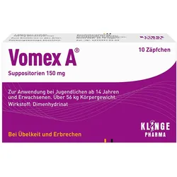 Vomex A® Suppositorien 150 mg 10 St