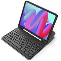 Inateck Tastatur Hülle kompatibel mit iPad 10 Gen. 2022, iPad Air 5/4 (2022/2020) 10,9 Zoll, iPad Pro 11 4/3/2/1, QWERTZ, mit Stifthalter, Abnehmbar, KB04002 (schwarz)