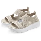 LASCANA Sommerschuh Damen Beige 36