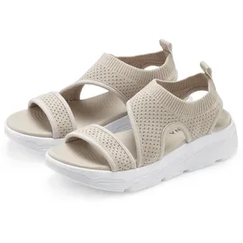 LASCANA Sommerschuh Damen Beige 36