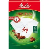 800 x Filtertüten/Kaffeefilter "Melitta Original 1x4 (Grösse 4)" (Weiß / 3 Aromazonen-Filter)
