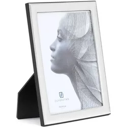 Rome 10x15 cm silber-glanz Premium-Portraitrahmen zum Stellen