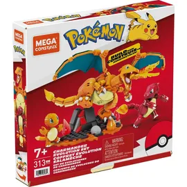 Mattel MEGA Pokémon Glumanda Evolution Set