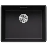 Blanco Subline 500-F mittig flächenbündig granit schwarz Handbetätigung 527 x 427 mm