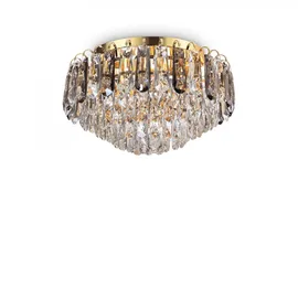 Ideal Lux Magnolia 7 G9 gold / Kristall / Rauchglas