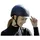 HKM Lady Shield Reithelm L Dunkelblau/Roségold