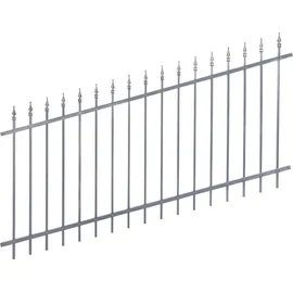 GAH Alberts Zaunfeld Chaussee 200 x 100 cm Anthrazit/Metall