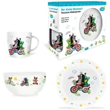 Trötsch Verlag Trötsch Der kleine Maulwurf Geschirrset Motorrad Porzellan