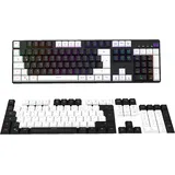 ISY IGK-6000, Gaming Tastatur, Mechanisch, Outemu Red, Kabelgebunden, Schwarz/Weiß