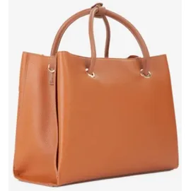 Valentino Alexia Henkeltasche Kunstleder Brown/Gold