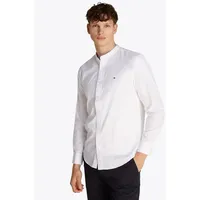 Tommy Hilfiger Langarmhemd »FLEX POPLIN SOLID MAO RF SHIRT«,