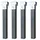 El Zorro IMEX EL ZORRO Set mit 4 Lattenrostfüßen ohne Rollen, Metall, neutral, 350 x 30 x 30 mm