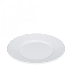 Riess Teller Emaille flach Ø26cm Classic Weiss