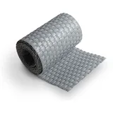 zaun|zu® Doppelstabmattenzaun 255 x 0 cm Hellgrau/Rattan