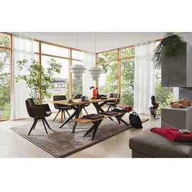 Musterring Stuhl Tamina Stoff Braun Mocca