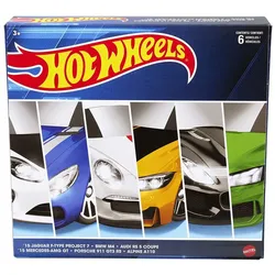 Mattel HDH51 - Hot Wheels - Die Cast-Fahrzeuge, 1:64, 6er-Pack, European Cars
