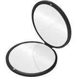 HAPINARY Mini-Schmink Spiegel 5-facher Vergrößerungsspiegel tragbarer Spiegel lichtspiegel Vanity Mirror Kleiner Spiegel Vergrößerungsspiegel für Frauen Quadrat Lupe Schönheitsspiegel Glas