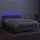 vidaXL Boxspringbett mit Matratze & LED Hellgrau 140x200 cm Stoff