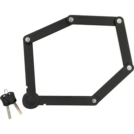 Fischer Faltschloss inkl. Halter schwarz