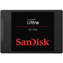 SANDISK SSD-Festplatte "Ultra 3D SSD 2TB", schwarz, 2 TB, Festplatten