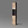 livinity Ronco Hochschrank 30 x 192 cm Goldkraft Eiche/Anthrazit Holzwerkstoff