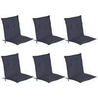 Beautissu Niederlehner Auflage Loft NL 100x50x6cm Dunkelblau