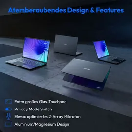 Medion S10 16'' Intel Core Ultra 7 155H 16 GB RAM 1 TB SSD Intel Arc Windows 11 Silber