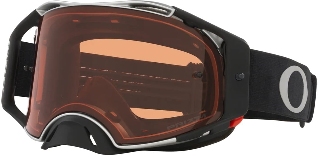 Oakley Airbrake Prizm Motorcrossbril, zwart-bruin, Eén maat Voorman