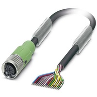 Phoenix Contact 1555376 Sensor-/Aktor-Steckverbinder, konfektioniert M12 Buchse, gerade 10.00