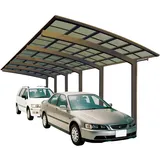 Ximax Alu Carport Portoforte Typ 110 Bronze 270 x 983 cm Sonderfertigung